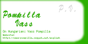 pompilla vass business card